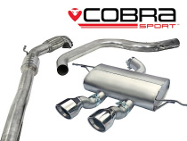 Seat Leon Cupra R 2.0 TSI 265PS (1P-Mk2) 10-12 Turboback-sportavgassystem (Med Sportkatalysator & Ej Ljuddämpat) Cobra Sport